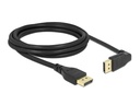 Delock Kabel Oben gewinkelt DisplayPort - DisplayPort, 2 m, 8K 60Hz