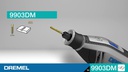 Dremel Fräser 9901DM 1 Stück, Ø 3.2 mm