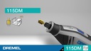 Dremel Fräsmesser 115DM 2 Stück, Ø 7.9 mm