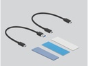 Delock Externes Gehäuse M.2 SATA&amp;NVME zu USB.3.2 M.2