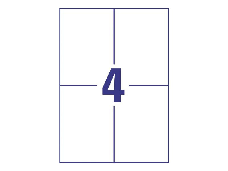 Avery Zweckform Laser-Etiketten 105 x 148 mm, 20 Blatt