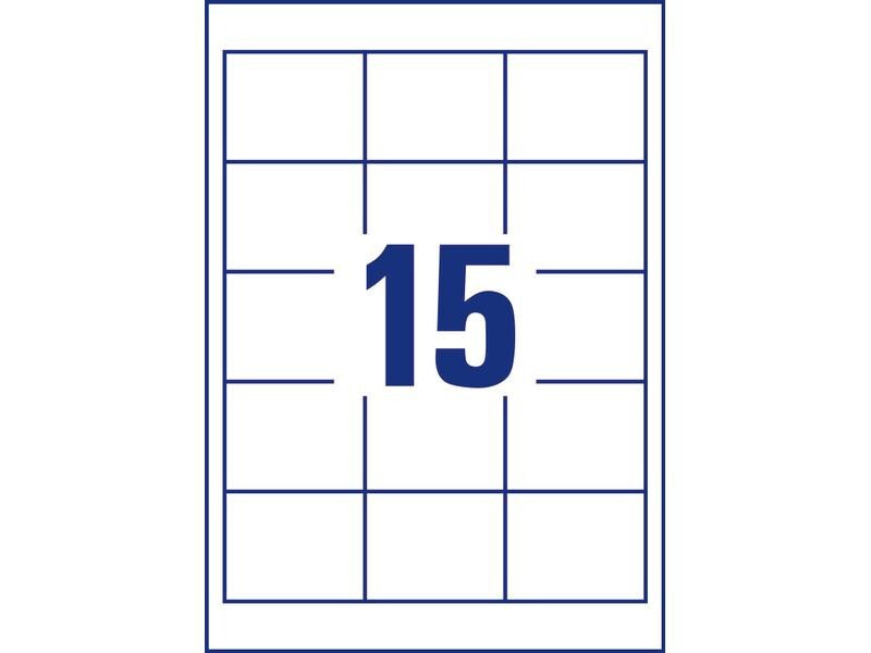 Avery Zweckform Universal-Etiketten 64 x 50 mm, 100 Blatt