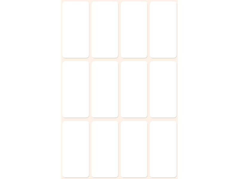 Avery Zweckform Vielzweck-Etiketten 38 x 18 mm, 6 Blatt