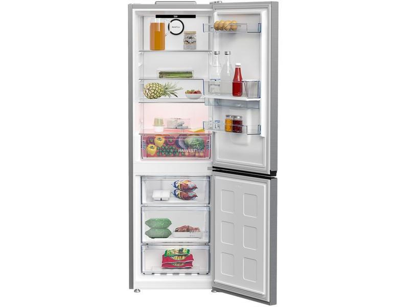 Beko Kühl-Gefrierkombination KG510, Grau, Rechts, Wechselbar