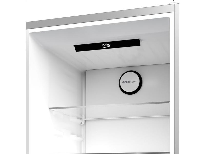 Beko Kühl-Gefrierkombination KG510, Grau, Rechts, Wechselbar