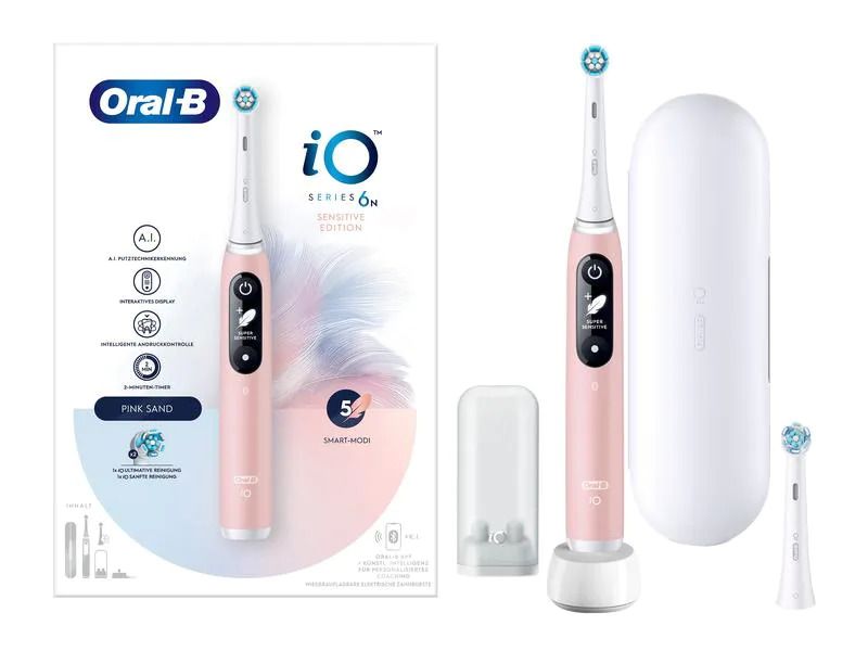 Oral-B Mikrovibrationszahnbürste iO Series 6, Pink