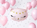 Partydeco Folienballon Cat Rosa