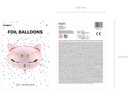 Partydeco Folienballon Cat Rosa