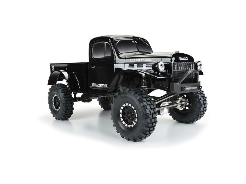 Proline Karosserie Dodge Power Wagon 1946 Schwarz, 1:10