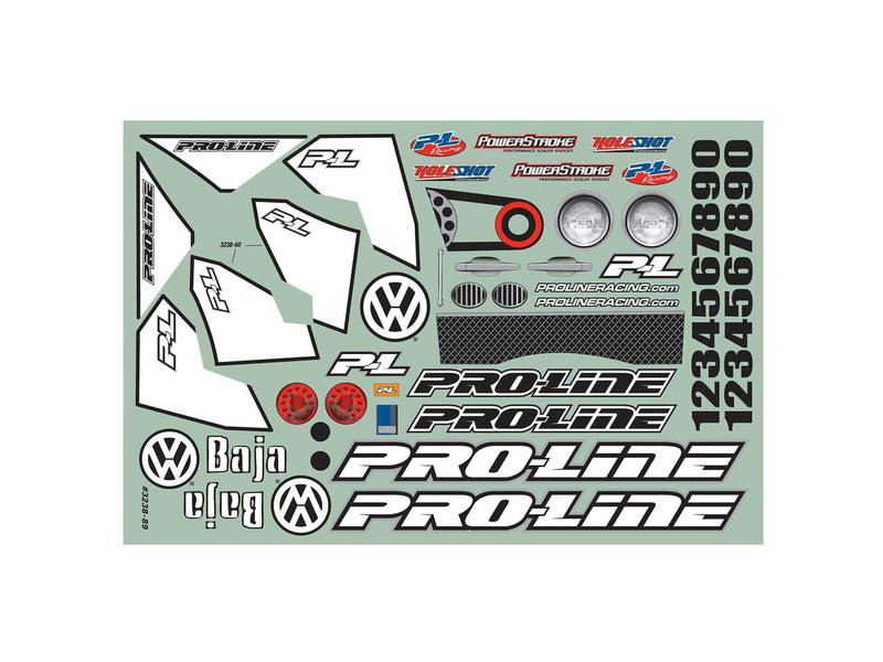 Proline Karosserie VW Baja Bug Short Course unlackiert, 1:10