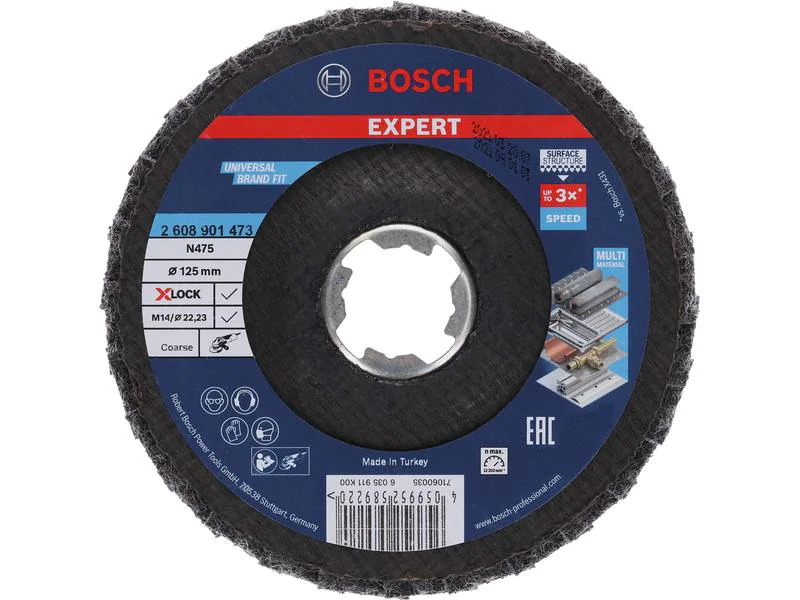 Bosch Professional SCM Lamellenscheibe X-LOCK N475 grob 125 mm