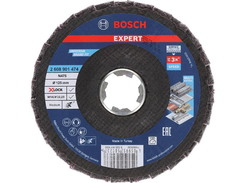 Bosch Professional SCM Lamellenscheibe X-LOCK N475 medium 125 mm