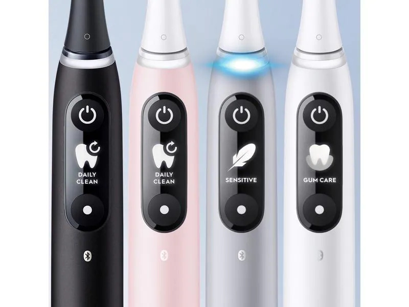 Oral-B Mikrovibrationszahnbürste iO Series 6, Schwarz