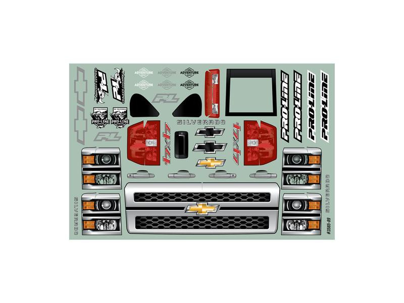 Proline Karosserie Chevy Silverado 2015 Pre-Runner unlackiert, 1:10