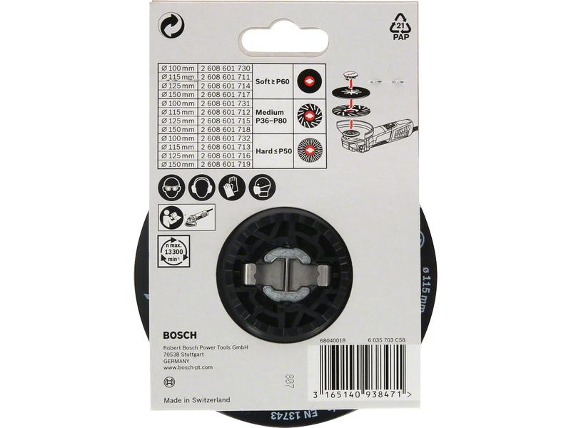 Bosch Professional Stützteller X-LOCK 115 mm weich
