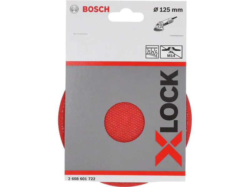 Bosch Professional Stützteller X-LOCK 125 mm, Klettverschluss
