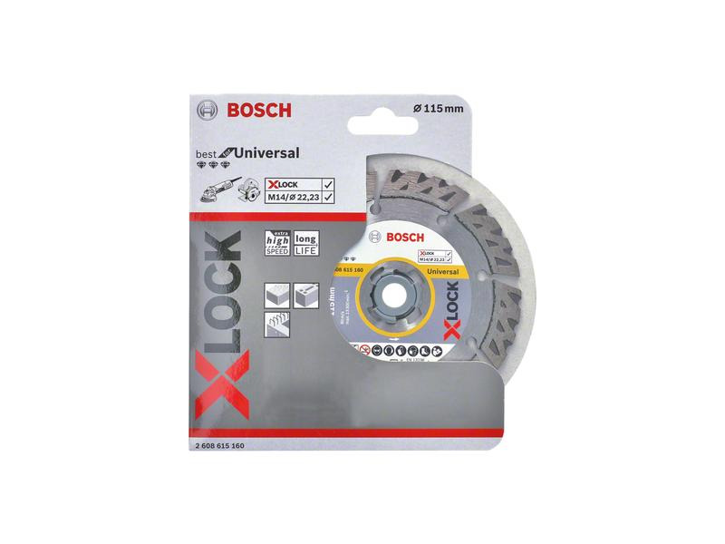 Bosch Professional Trennscheibe X-LOCK Best for Universal 115 mm