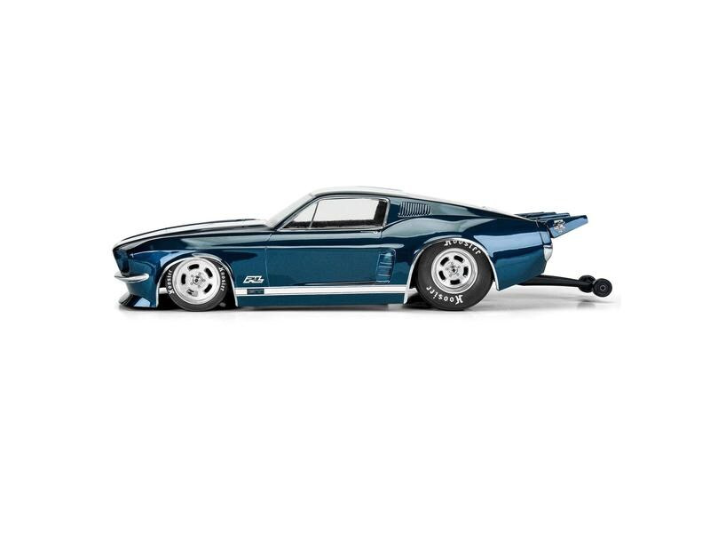 Proline Karosserie Ford Mustang 1967 Drag unlackiert, 1:10