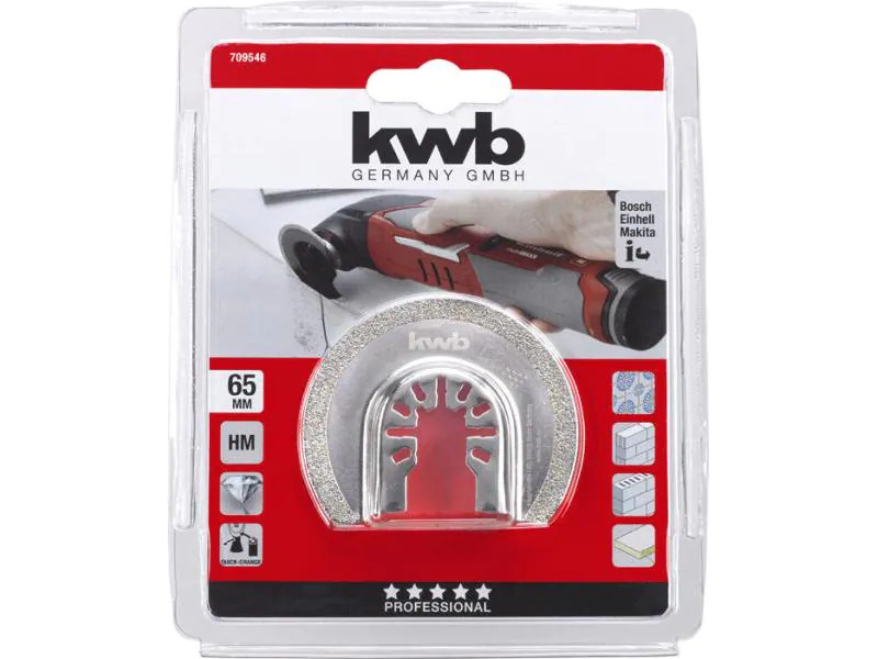 kwb Sägeblatt Diamant Halbrund