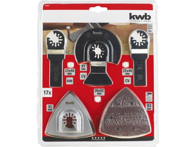 kwb Zubehörset Universal, 17 Teile
