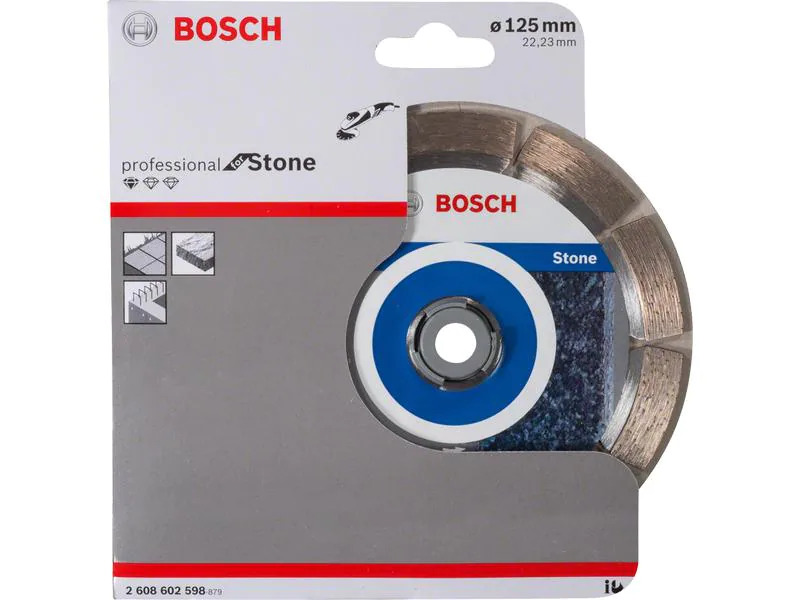 Bosch Professional Diamanttrennscheibe Standard for Stone Ø 125