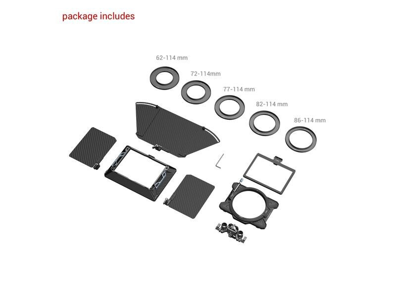 Smallrig Multifunctional Modular Matte Box (Φ114 mm) Basic Kit