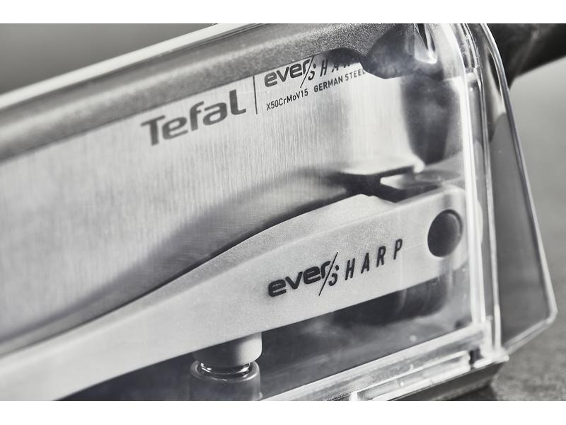 Tefal Kochmesser Ever Sharp 16.5 cm, Schwarz