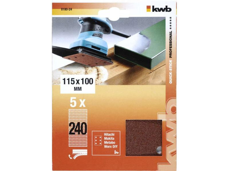 kwb Klstr. Korund 115X100 K240 gelocht