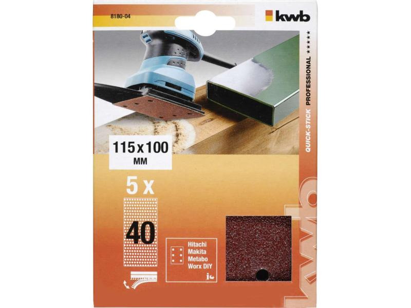 kwb Klstr. Korund 115X100 K40 gelocht