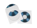 Büroline Hülle CD / DVD Weiss, 100 Stück