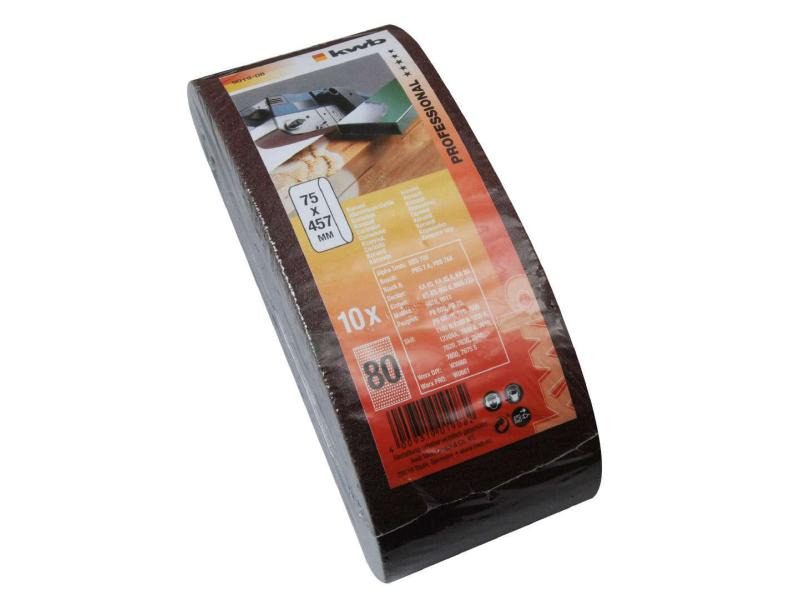 kwb Schleifband 75X457 K80 10er Pack