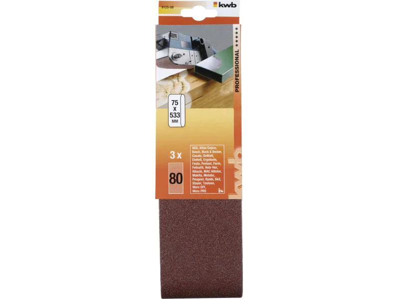 kwb Schleifband 75X533 K 80