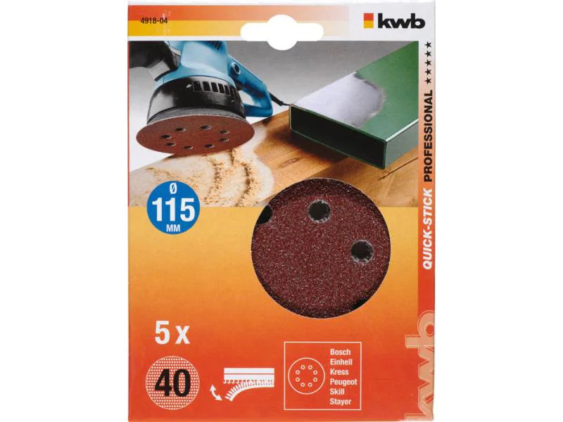 kwb Schleifscheibe 115mm K40