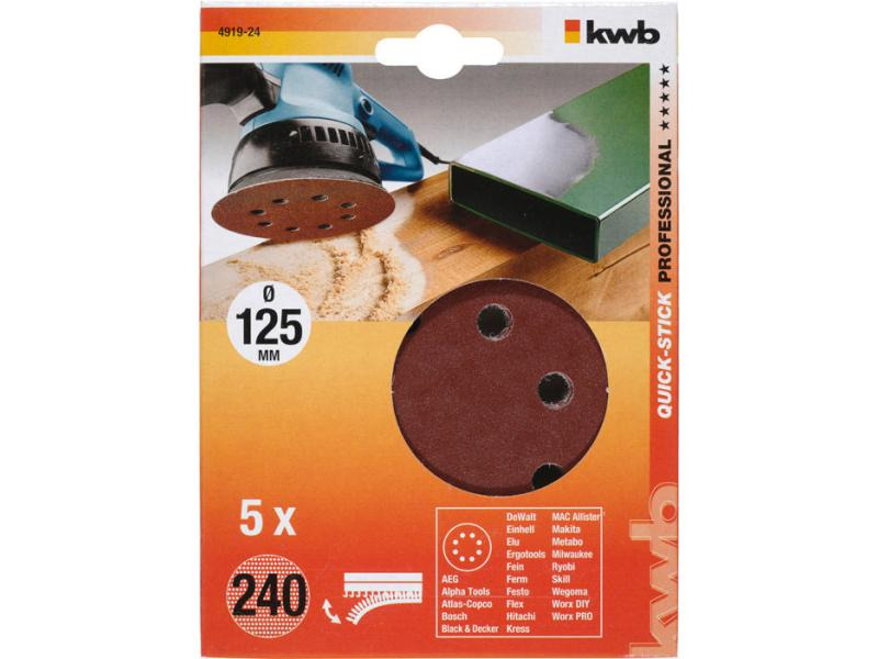 kwb Schleifscheibe 125mm K240