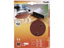 kwb Schleifscheibe 150mm K60 5 Stk.
