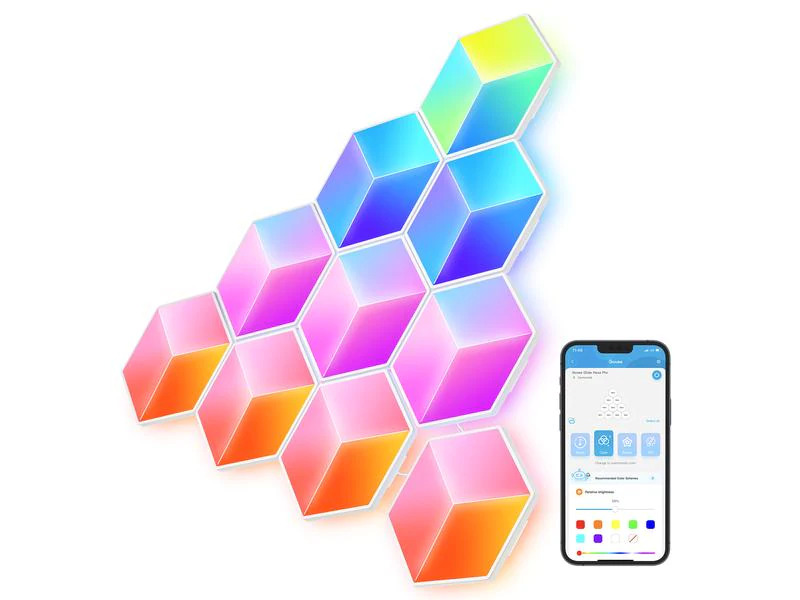 Govee Panelleuchte Glide Hexa Pro, 10er, RGBIC