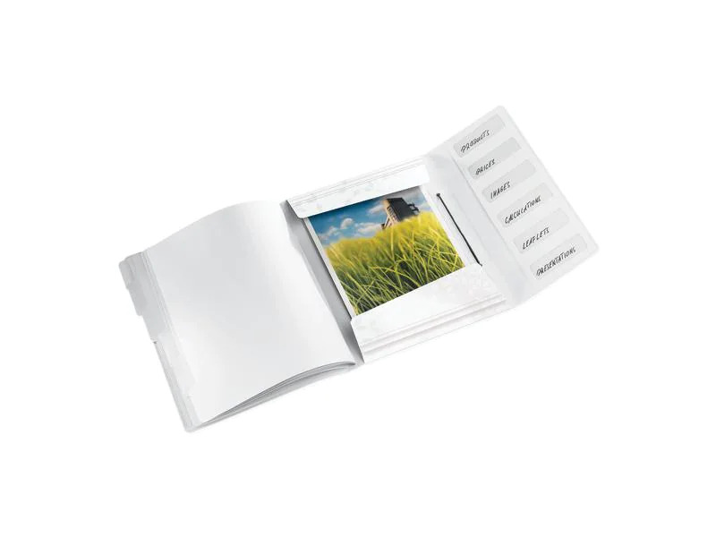 Leitz Ordnungsmappe WOW 6-teilig, Weiss
