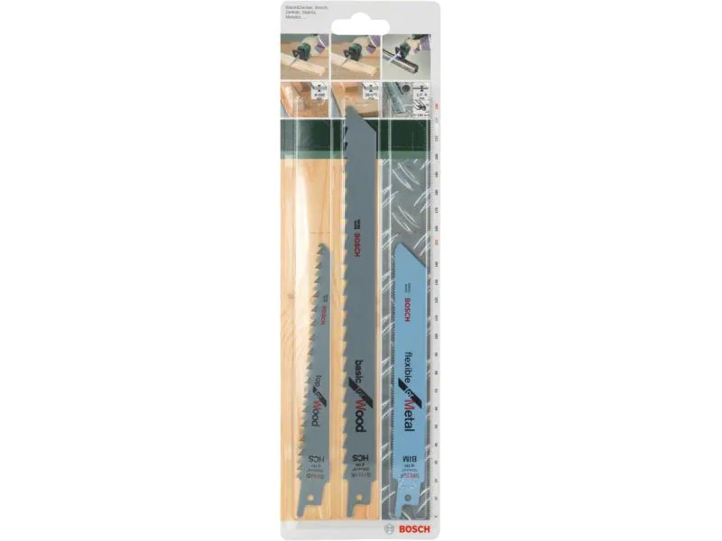 Bosch Säbelsägeblätter-Set 3-teilig