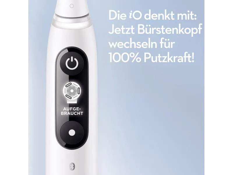 Oral-B Mikrovibrationszahnbürste iO Series 6, Weiss