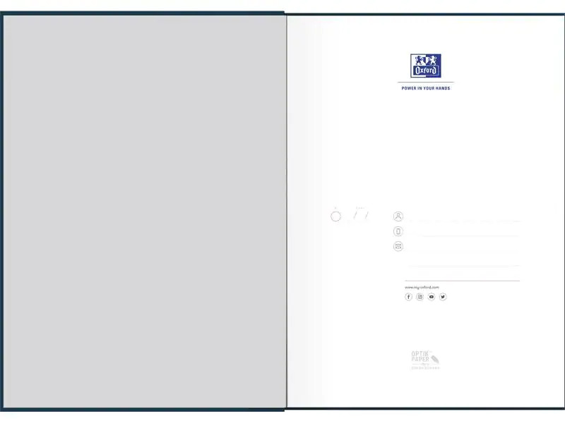 Oxford Notizbuch A4, Gebunden, Kariert, Assortiert
