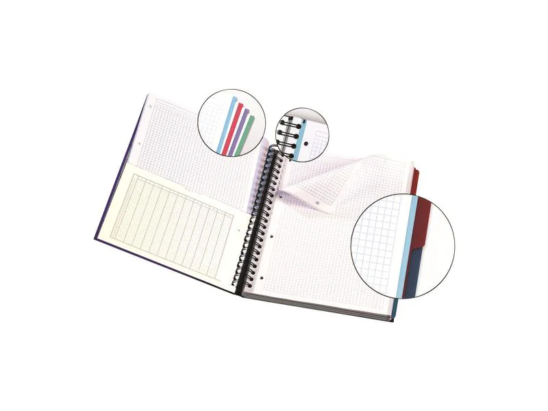 Oxford Notizbuch European Book A4 +, Liniert, Assortiert