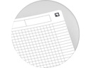Oxford Notizbuch MyColours A4, Kariert, Assortiert