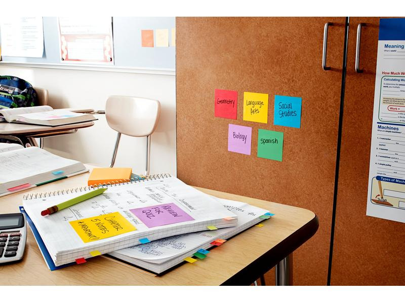 Post-it Notizzettel Super Sticky Boost Collection 7.6 x 7.6 cm