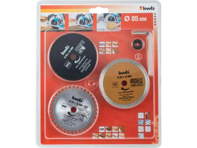 kwb Kreissägeblatt-Set Mini