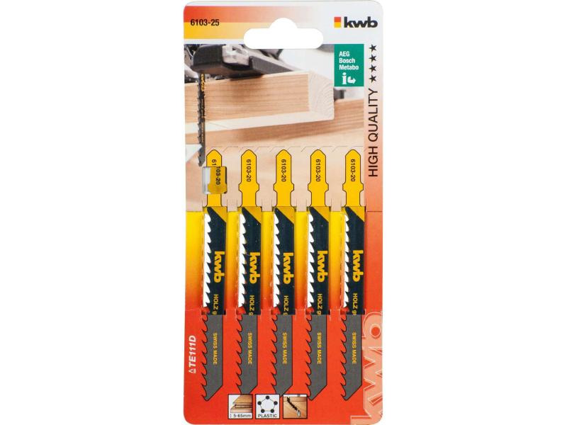 kwb Stichsägeblätter-Set Jigger G Holz
