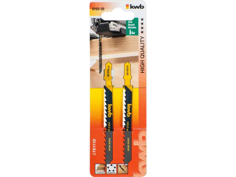 kwb Stichsägeblätter-Set Jigger G/S20 Holz