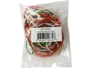 CONNECT Gummiband farbig, 75 Stück