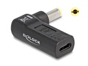 Delock Adapter USB-C zu 5.5 x 2.5 mm 90° gewinkelt