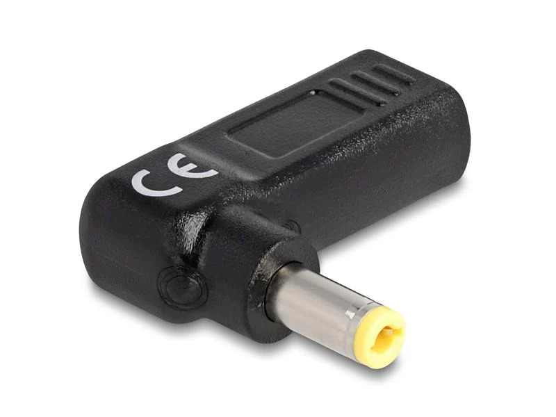 Delock Adapter USB-C zu 5.5 x 2.5 mm 90° gewinkelt