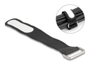 Delock Klettkabelbinder Schwarz 127 mm x 20 mm 5 Stück